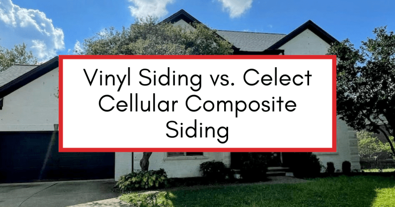 Vinyl Siding Vs Celect Cellular Composite Siding | AIC Roofing ...