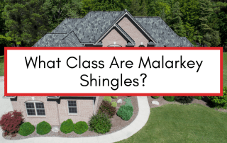 blog post header for What Class Are Malarkey Shingles