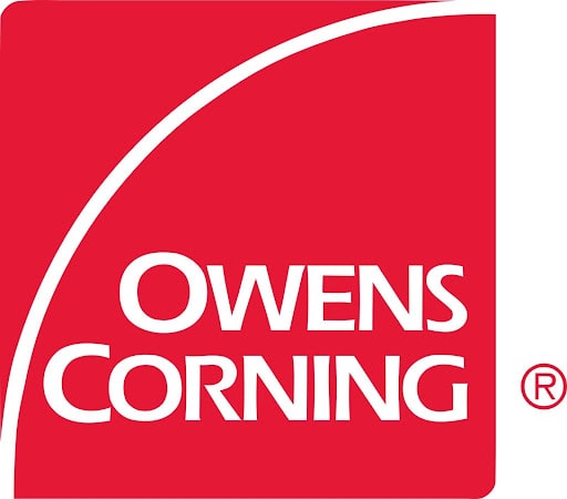 Owens Corning logo representing a premium roofing brand used by AIC Roofing in Lexington, KY.
