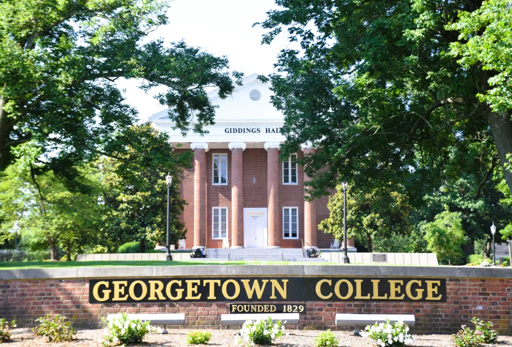 Giddings Hall at Georgetown College in Georgetown, KY.