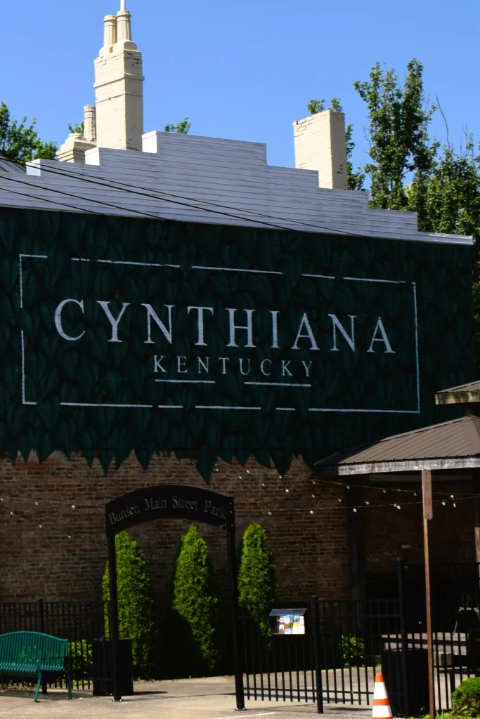 Cynthiana Kentucky mural at Burden Main Street Park