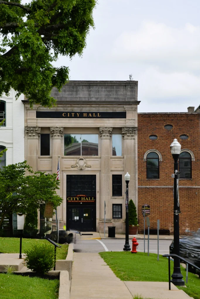 Historic Mt. Sterling City Hall in Kentucky