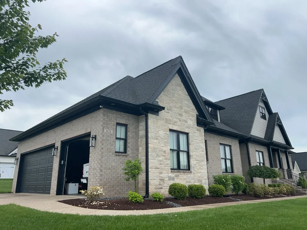 Prospect, KY home with a brand-new full roof replacement by AIC Roofing & Construction.