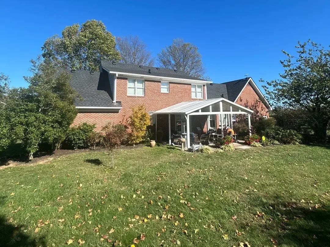 Full roof replacement on a brick home in Nicholasville, KY