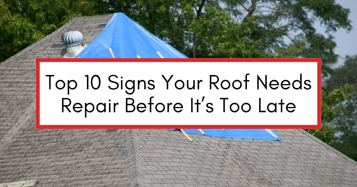 Damaged residential roof with missing shingles, visible leaks, and wear indicating need for urgent repair