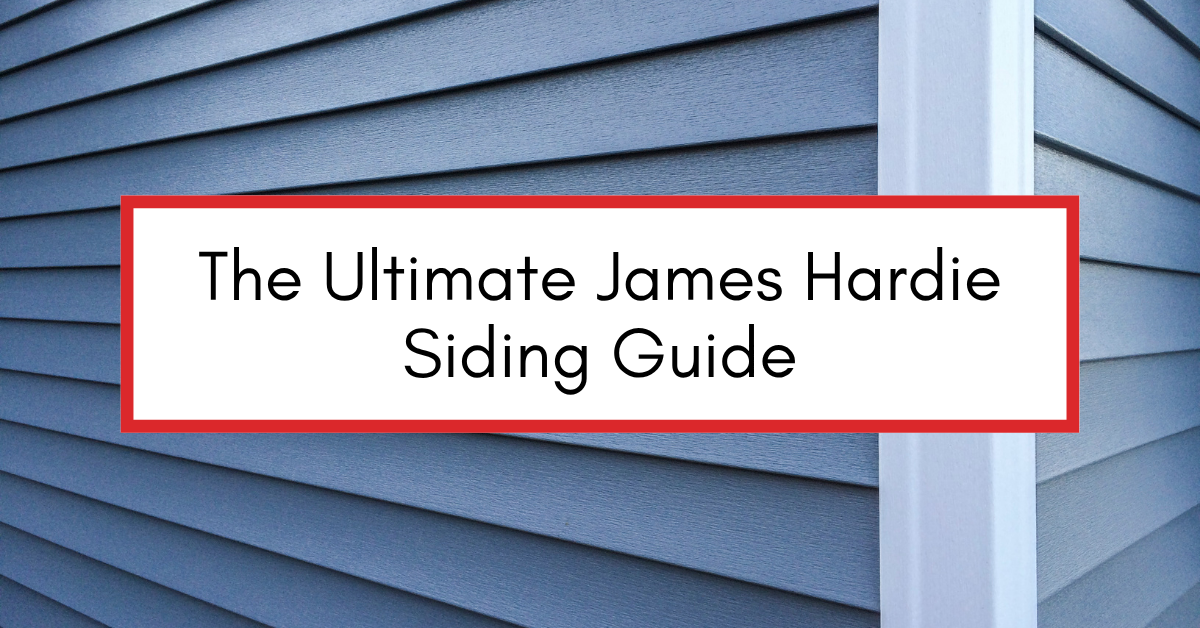 Home exterior featuring James Hardie fiber cement siding with modern design and clean finish