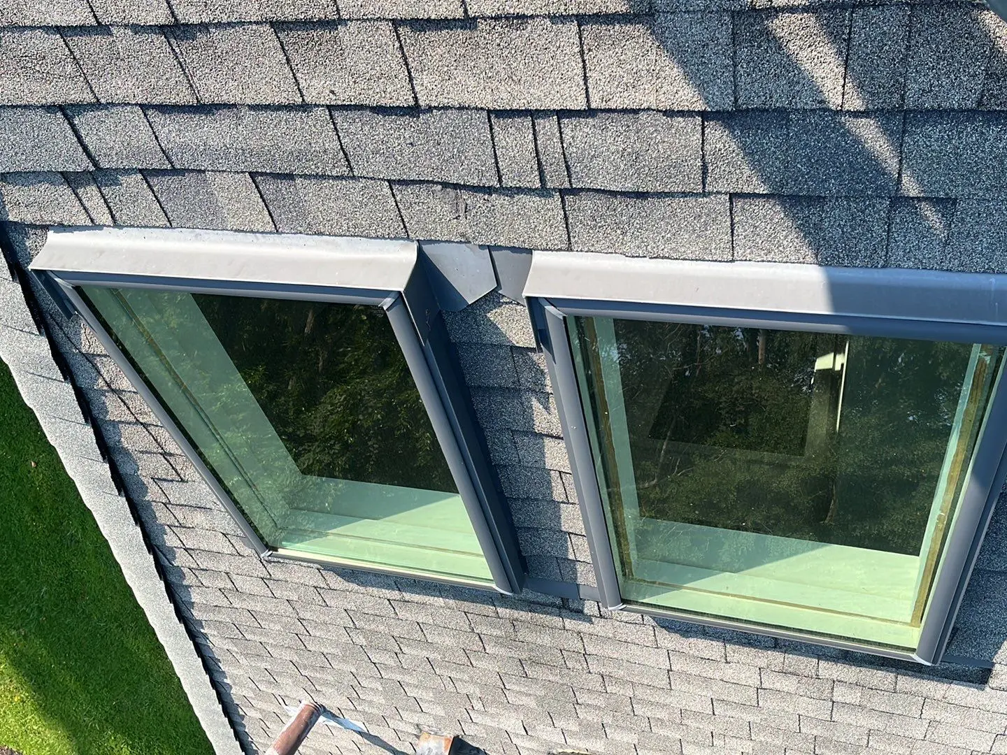Roof skylights with flashing installed on Richmond KY home for natural light and leak protection