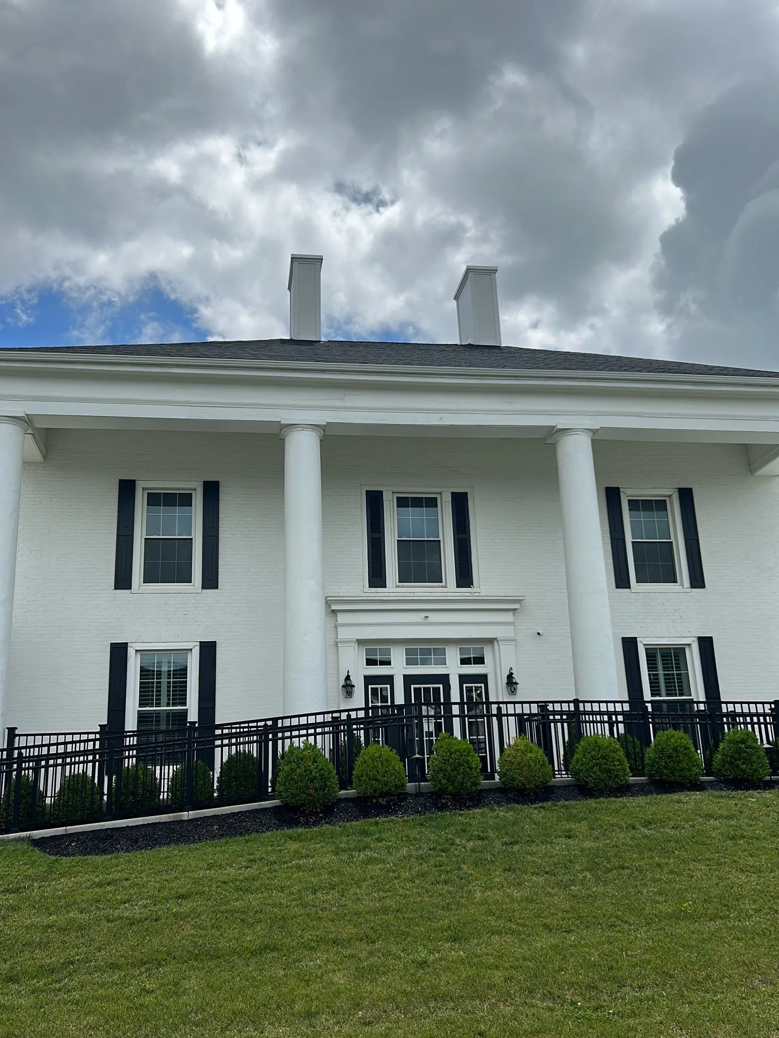 Apartment community clubhouse in Louisville, KY with a new roof by AIC Roofing and Construction